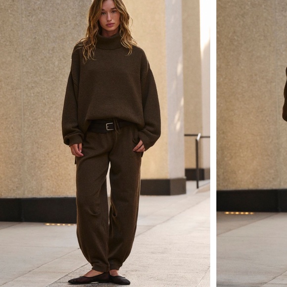 *NWT* free people Hailey turtleneck set size XS Black - Picture 4 of 6